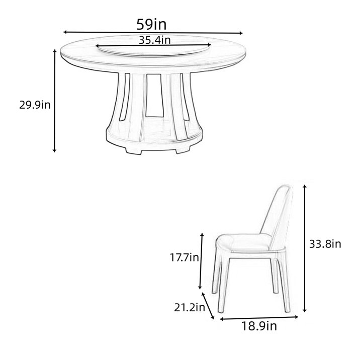 Orren Ellis Tonea Round Dining Set Wayfair
